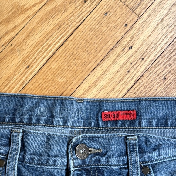 APT.9 Men’s Straight Fit Jeans Size 38x30 Medium Wash Denim 100% Cotton - Picture 2 of 11